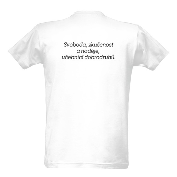 Tričko s potiskem "Dobrodruh"