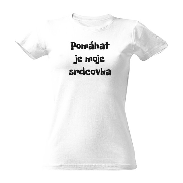 Tričko s potiskem Dobrosrdečná