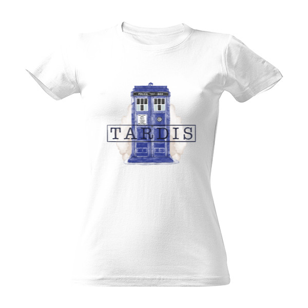 Tričko s potiskem Doctor Who/Tardis
