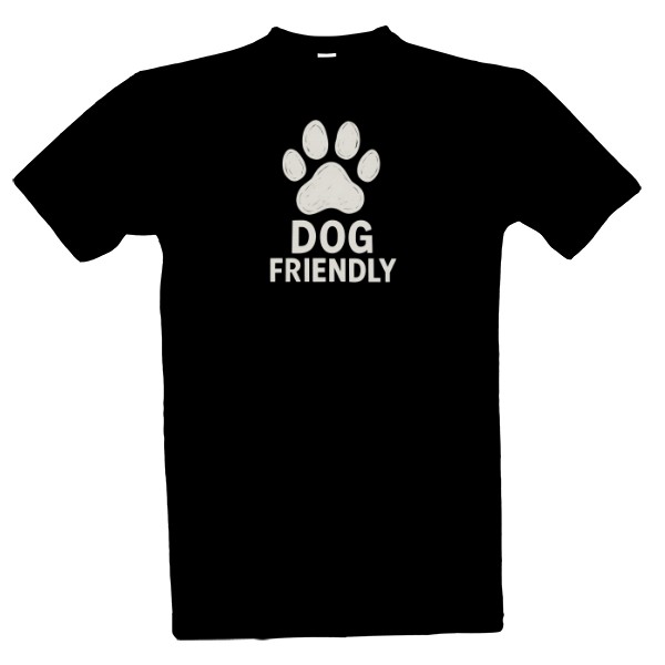 Tričko s potiskem Dog friendly
