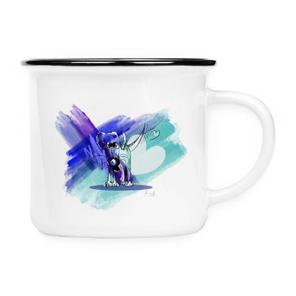 Keramikáčik s potlačou Dog love