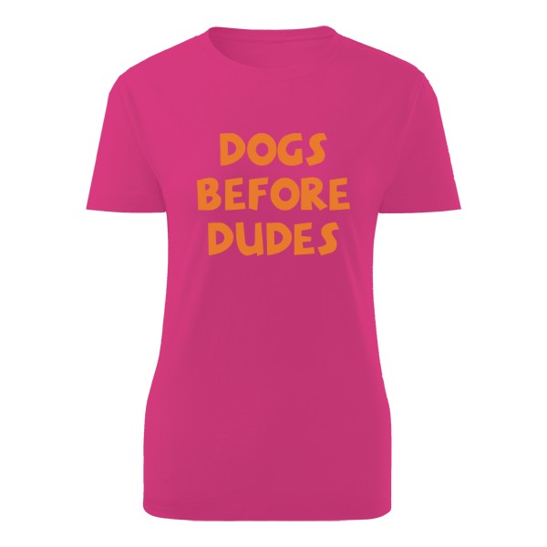 Tričko s potiskem Dogs before dudes