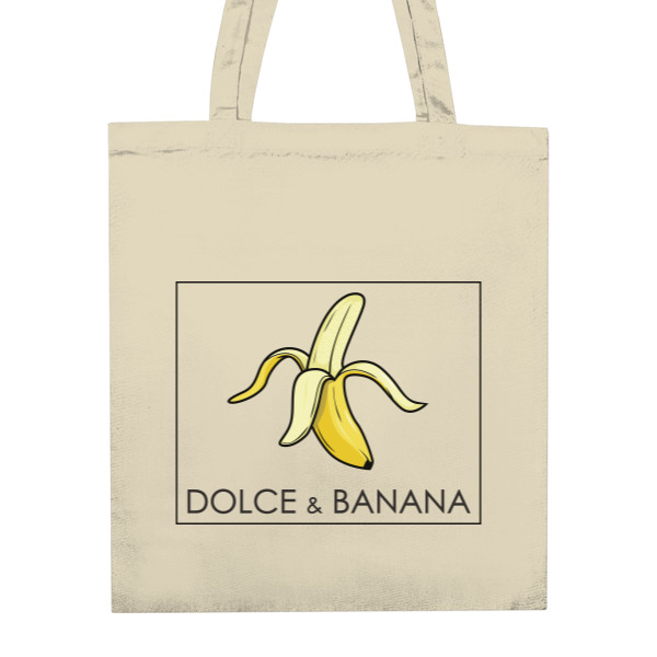 Nákupní taška unisex s potiskem Dolce and banana