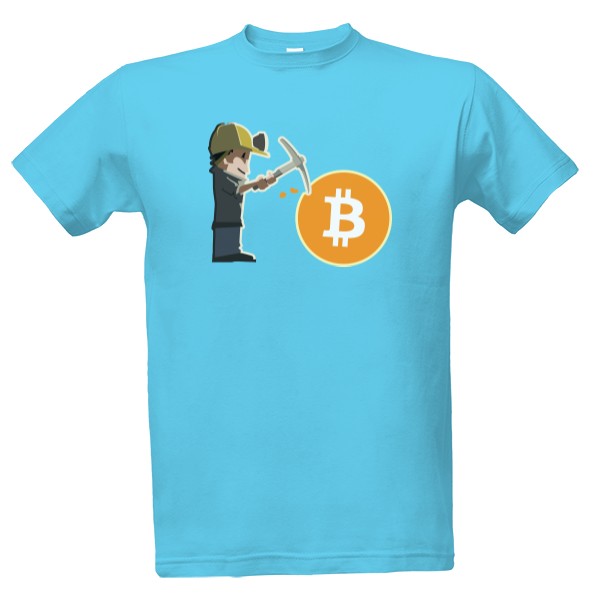 Tričko s potiskem Doluji Bitcoiny