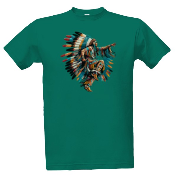 Tričko s potiskem Domorodý indián