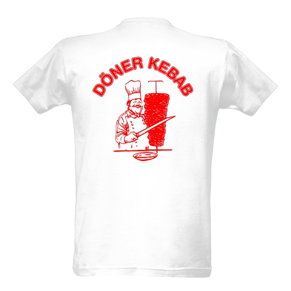 Tričko s potlačou Doner Kebab - záda