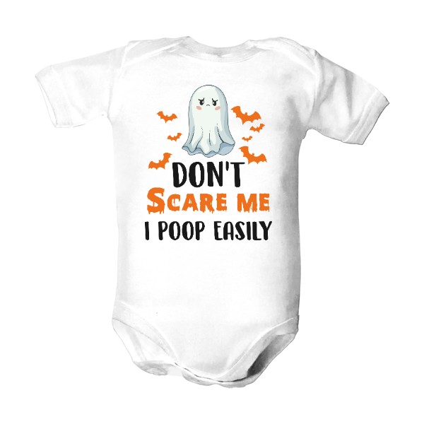 Kids' bodysuit  s potiskem Don't scare me...