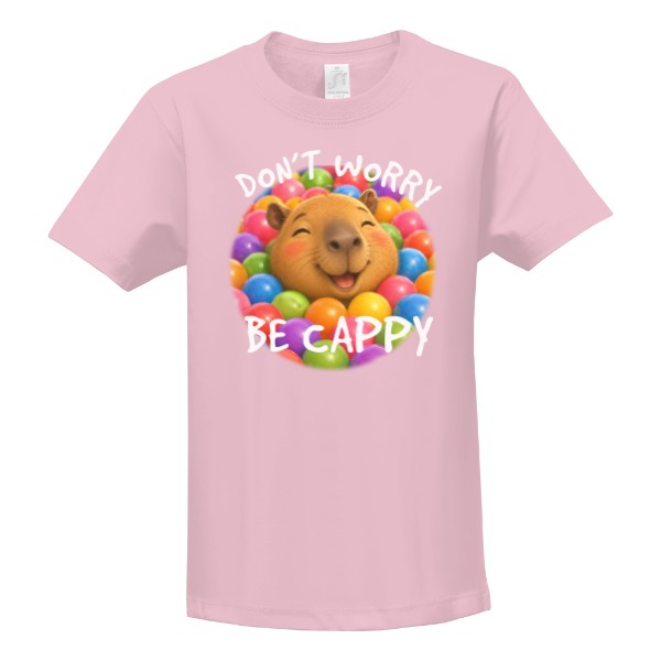 Tričko s potlačou Dont worry be Cappy