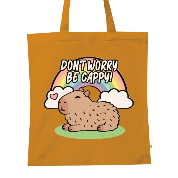 BIO Shopping Bag Don't worry, be cappy!