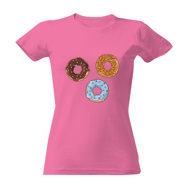 Tričko s potlačou Donut - čokoladový