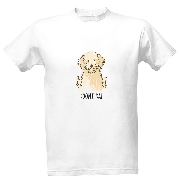 Tričko s potiskem Doodle dad