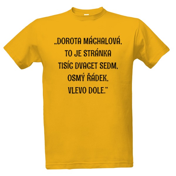 Tričko s potlačou Dorota Máchalová