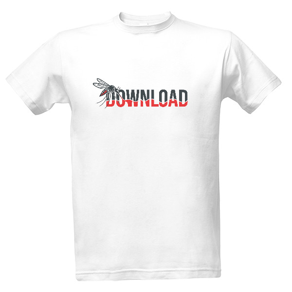 T-shirt Download mosquito (dark logo)