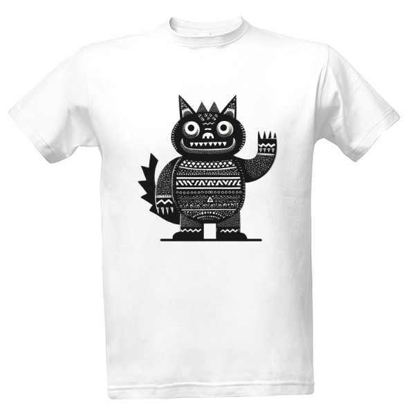 Tričko s potiskem Dračí kočka