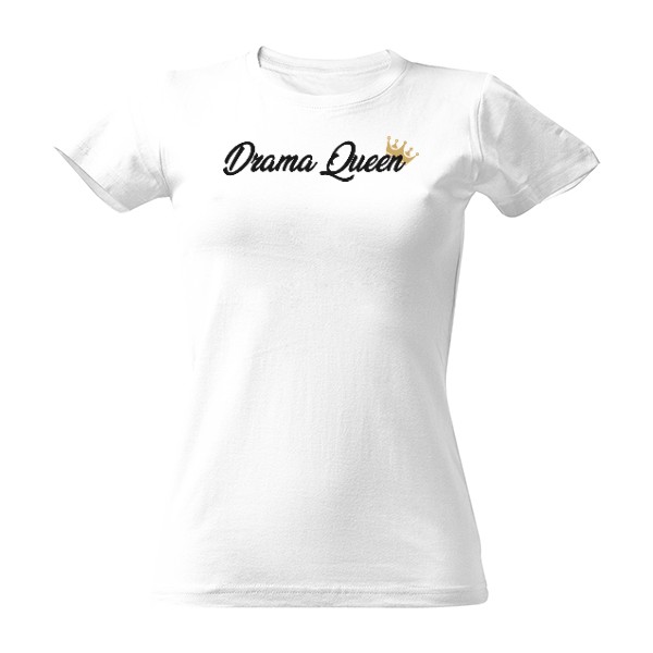 Dráma Queen Crown na tričku