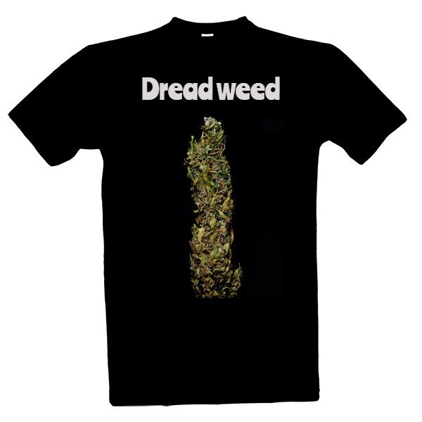 Tričko s potiskem Dread weed