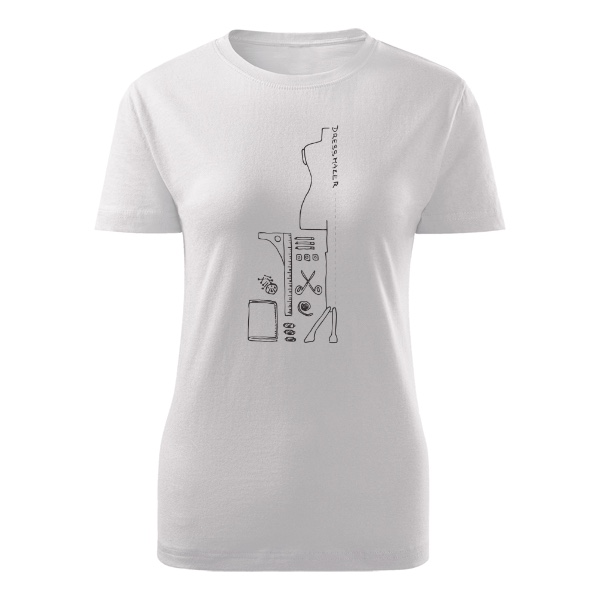 Tričko s potiskem Dressmaker