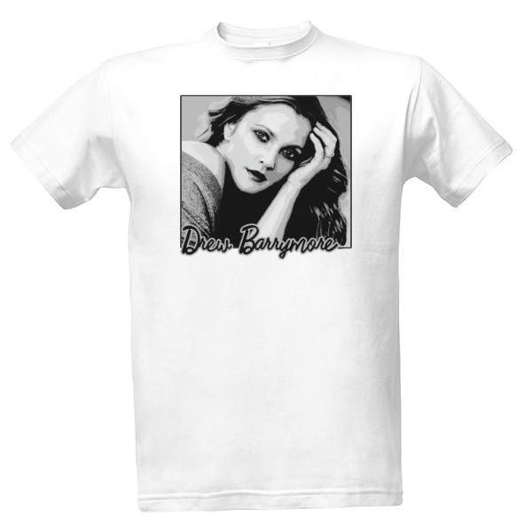 Tričko s potiskem Drew Barrymore