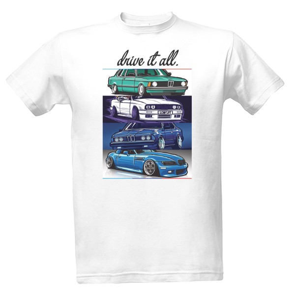 "Drive it All" Multi-Car T-shirt T-shirt