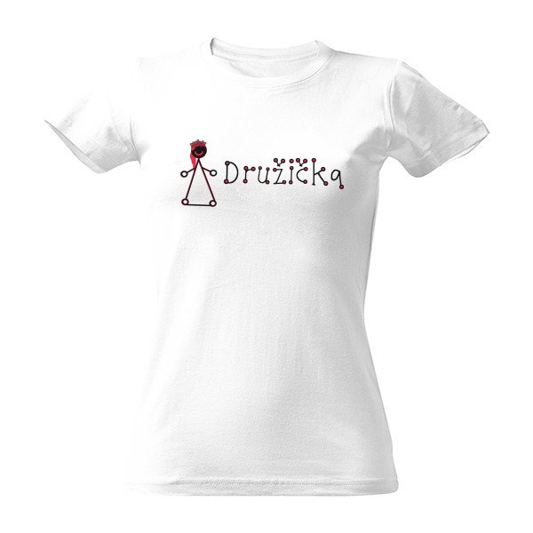 Tričko s potiskem Družička