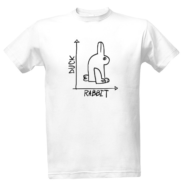 Tričko s potlačou Duck and rabbit