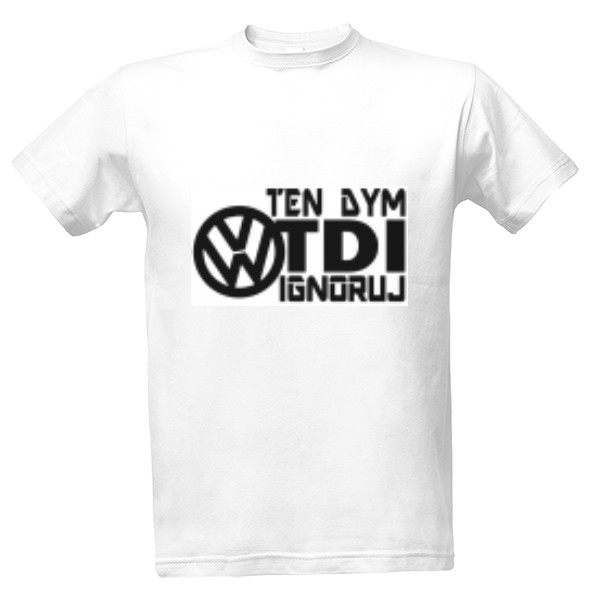 Tričko s potiskem Dým tdi