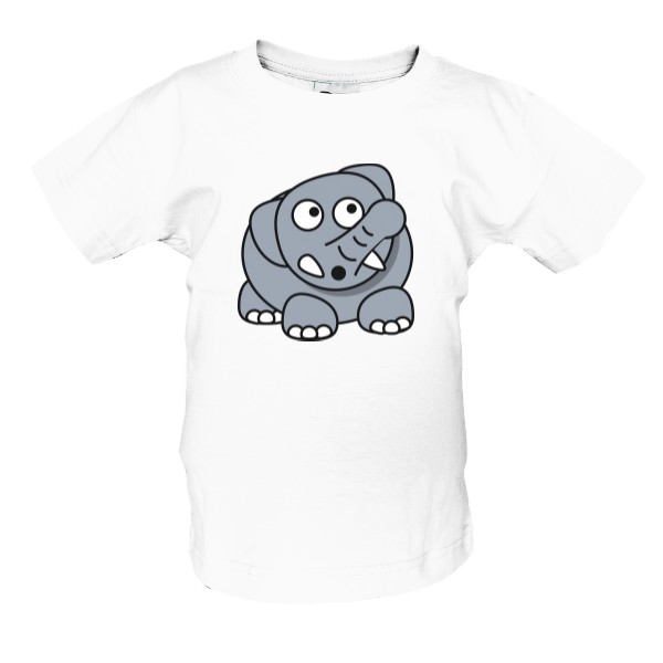 Tričko s potiskem elephant
