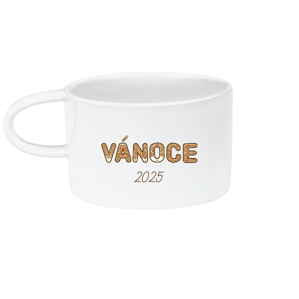 Nápis babička a Vánoce z perníčků s upravitelným rokem