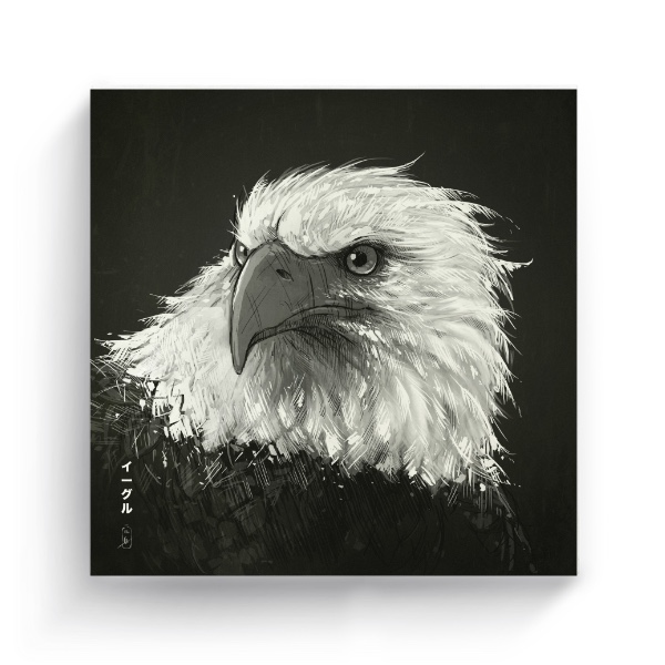 Fotoplátno čtverec s potiskem Eagle" Plátno
