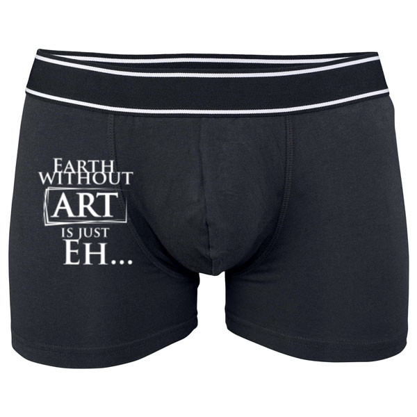 Boxerky Kariban s potiskem Earth without ART