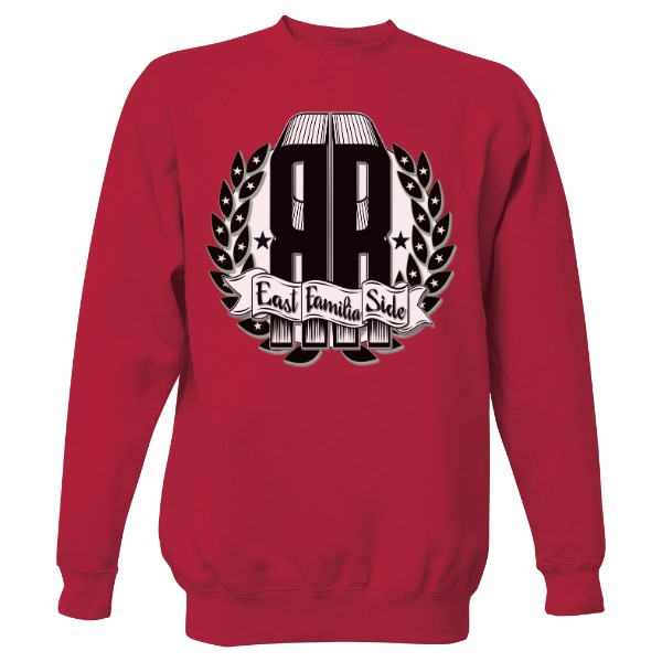 Mikina bez kapuce Unisex s potiskem East Familia Side Ramirez bez kapuce hip hop