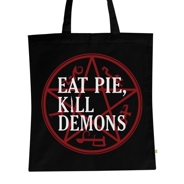 Tričko s potiskem Eat pie, kill demons