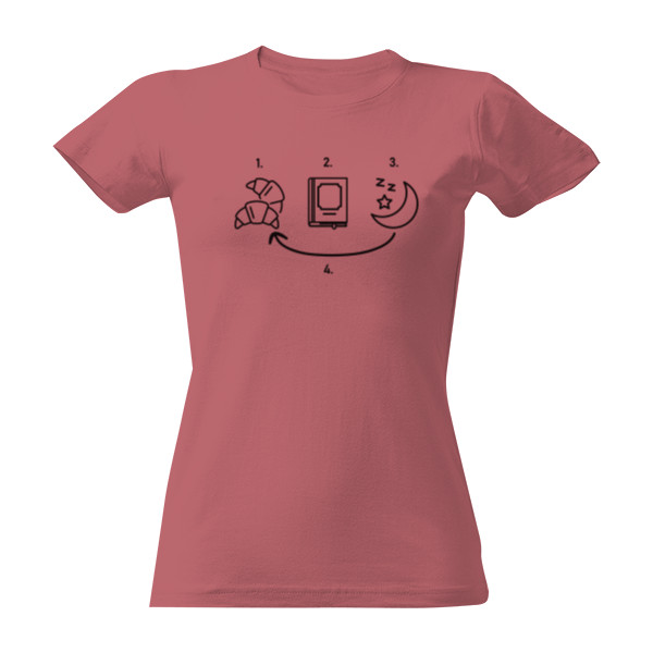 T-shirt Eat, read, sleep, repeat