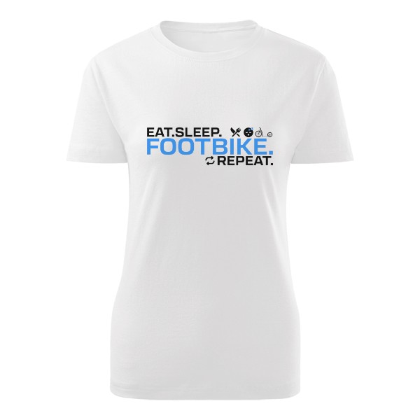 Eat. Sleep. Footbike. Repeat. – pre kolobežkárky