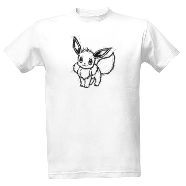 Eevee - scribble style - černá