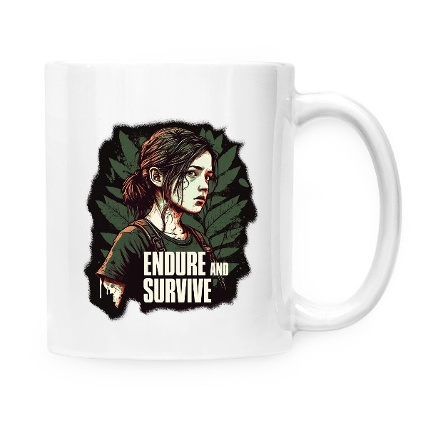 Hrnček malý biely s potlačou Ellie