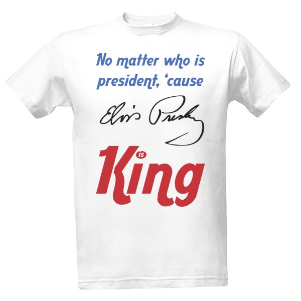 Tričko s potlačou Elvis king