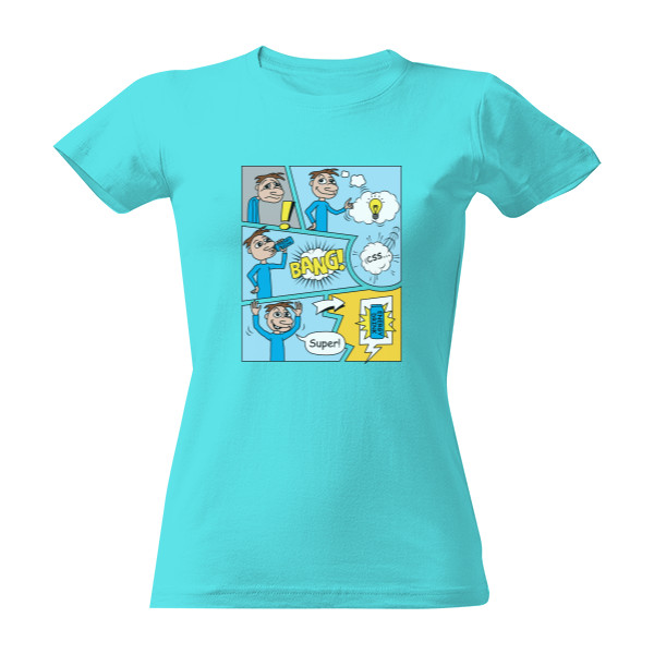 Tričko s potiskem Energy drink - komiks