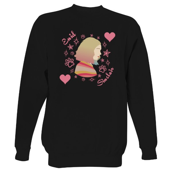 Mikina bez kapuce Unisex s potiskem Enid Sinclair