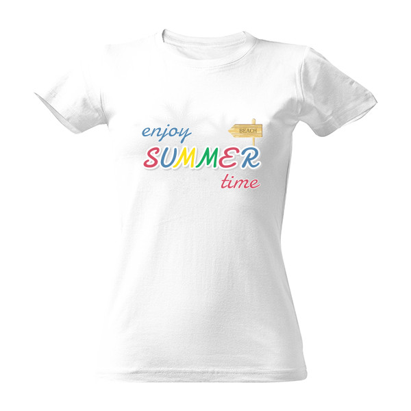 Tričko s potiskem Enjoy summer time