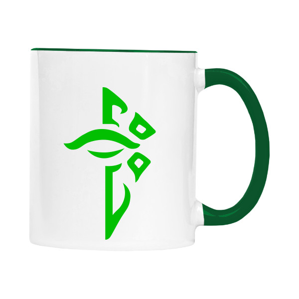 Hrnek malý barevný s potiskem Enlightened hrnek