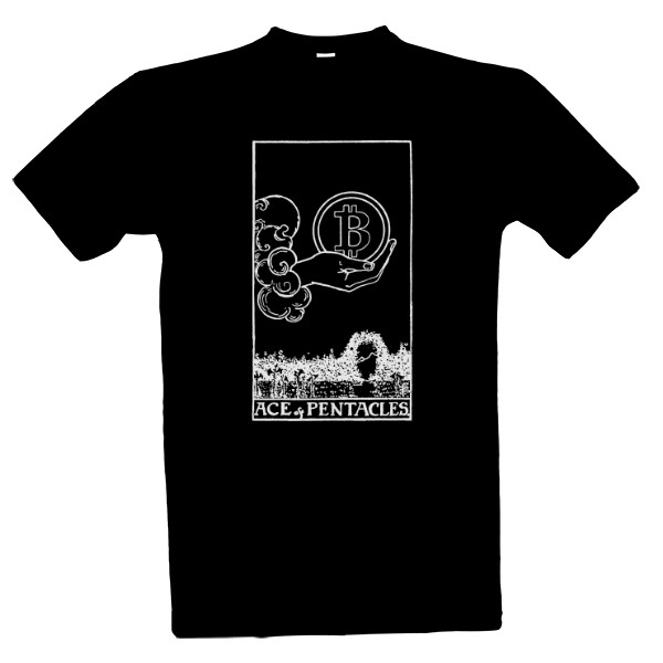 Tričko s potiskem ESO PENTAKLŮ (Bitcoin) 