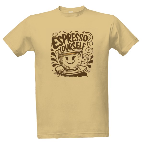 Tričko s potlačou Espresso milovaného