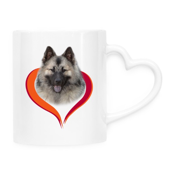 Hrnek srdce s potiskem Eurasier