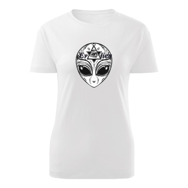 Tričko s potiskem EvAlien - Tričko dámské