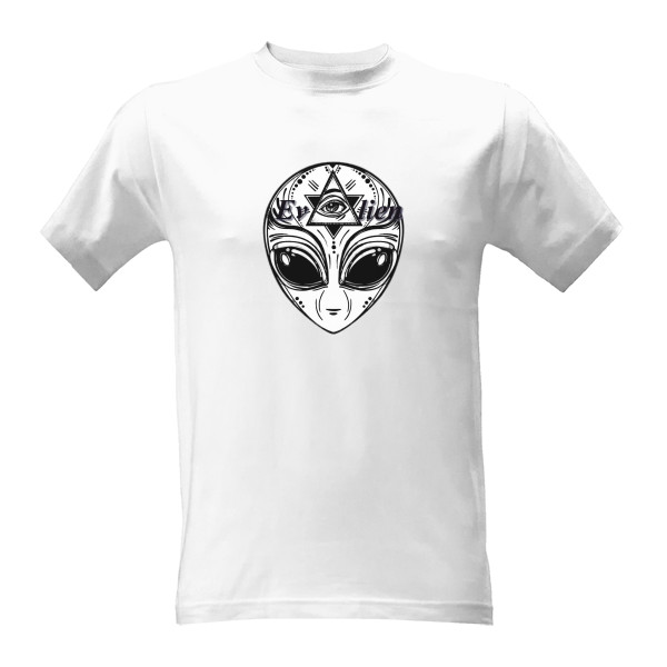 Tričko s potiskem EvAlien - Tričko pánské