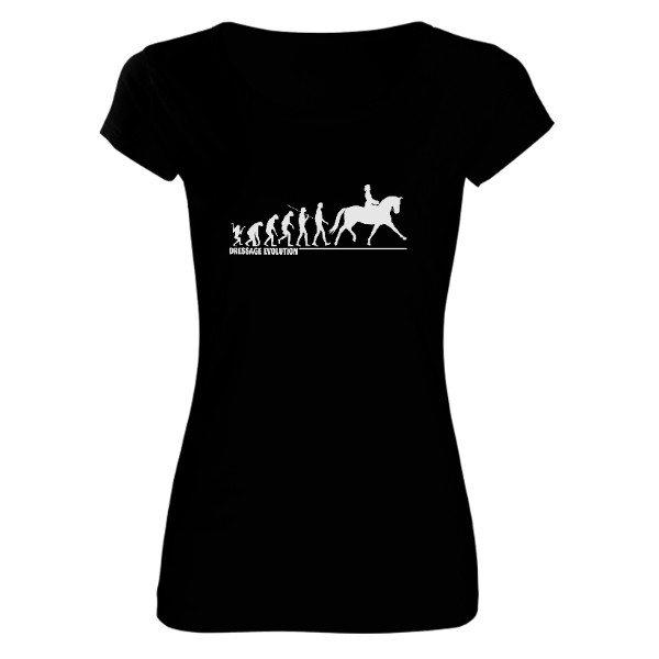 Tričko s potiskem Evoluce - drezura II