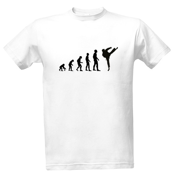 Tričko s potlačou Evoluce Judo