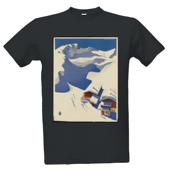 Tričko s potiskem sněhové středisko