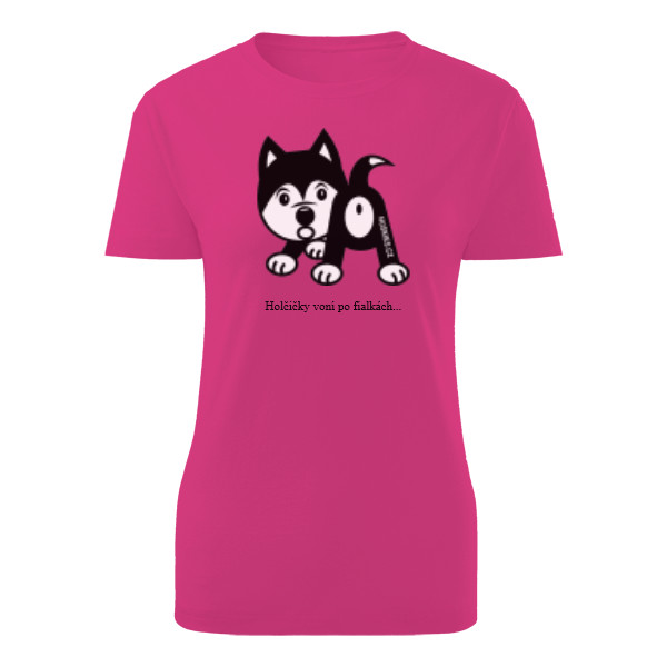 Tričko s potiskem Dámské Fialky
